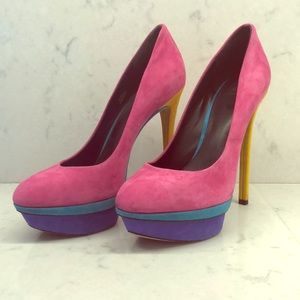 Brian Atwood colorful pumps